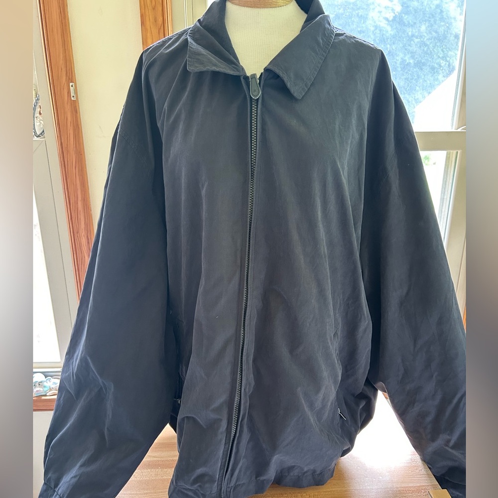 London Fog navy blue light jacket, men’s 3XL